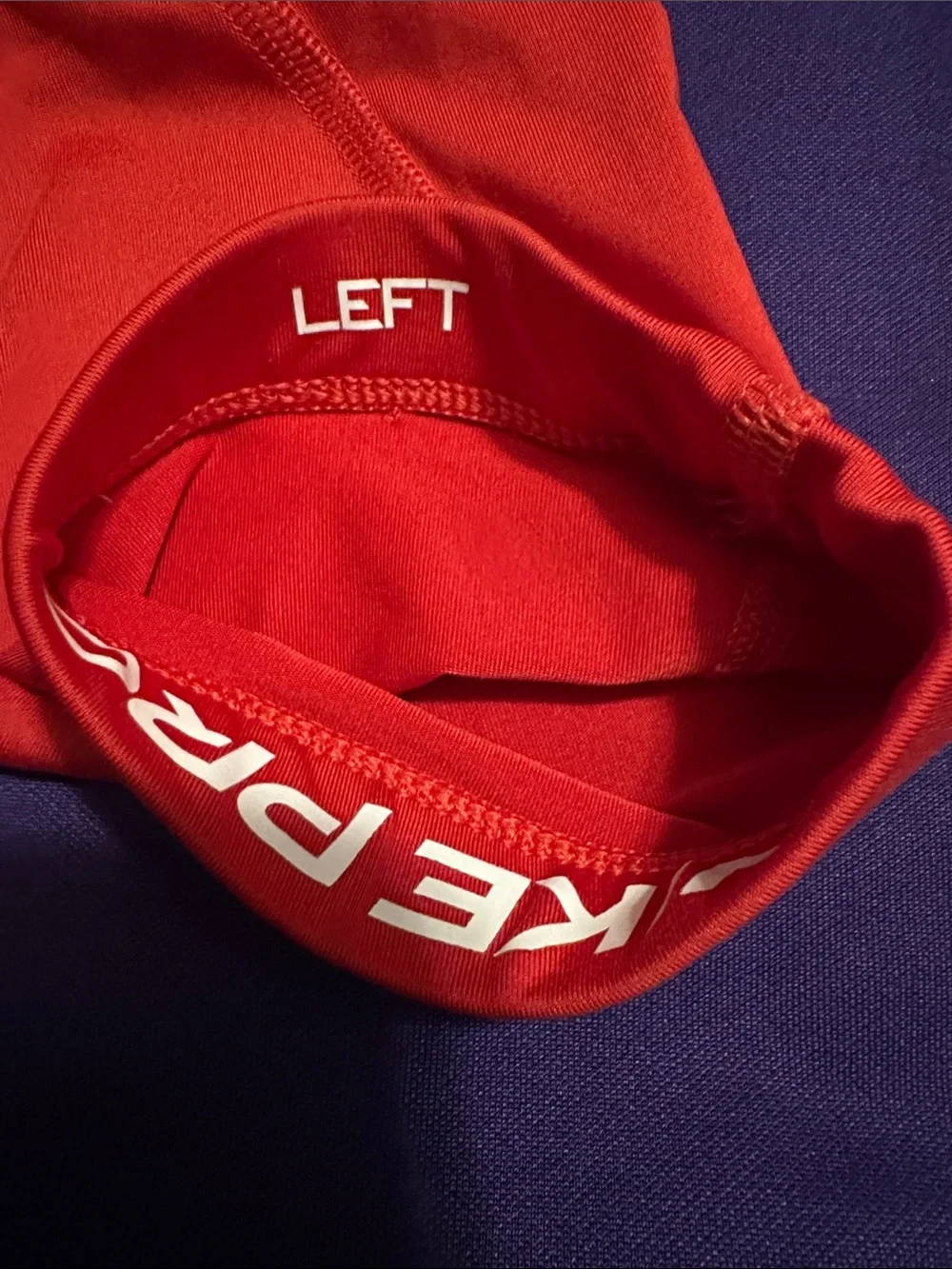 Nike, Red arm sleeve, men baseball , left arm